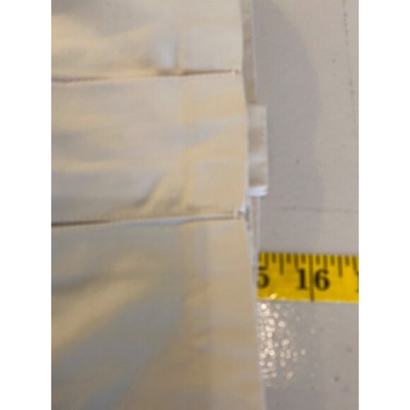 NWT Express Beige Cotton Mini Skirt Pleated Design Belt Loops Classic Size 6 - Picture 4 of 6